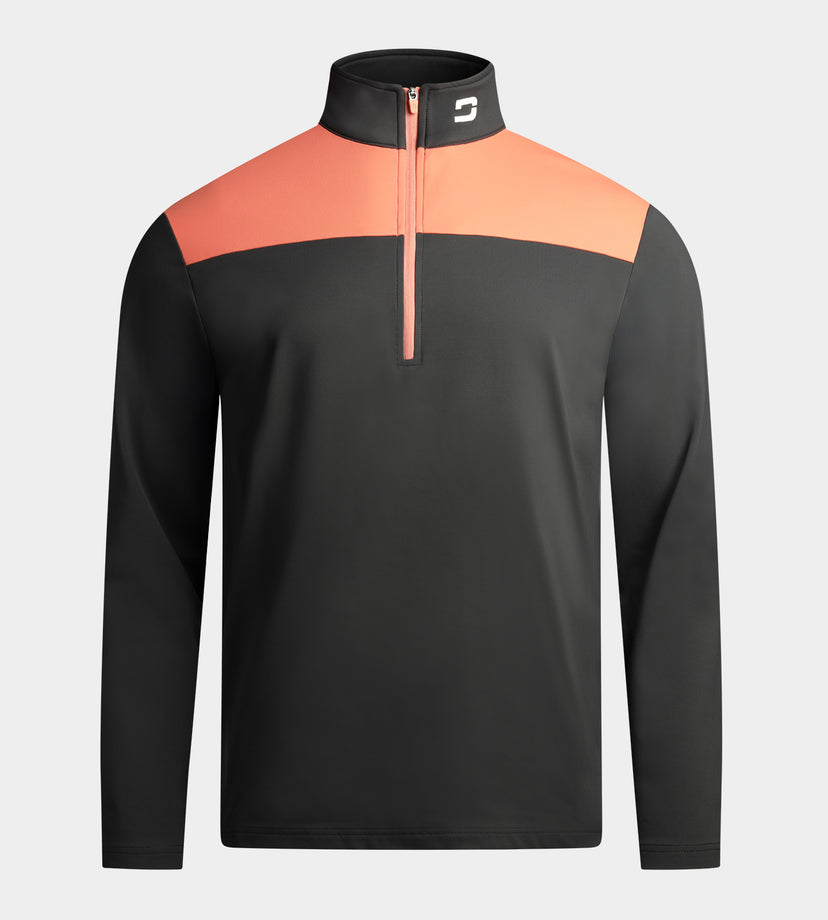 TWO-TONE MIDLAYER - CHARCOAL