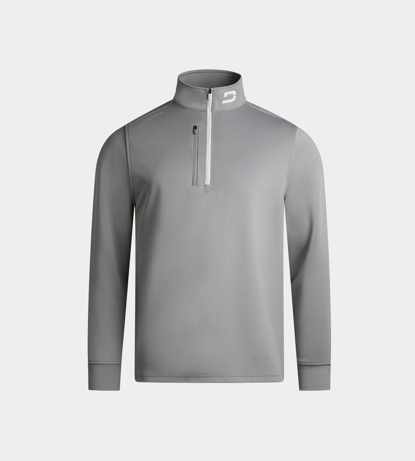 KIDS ULTRA BLEND 1/4 ZIP - GRIGIO