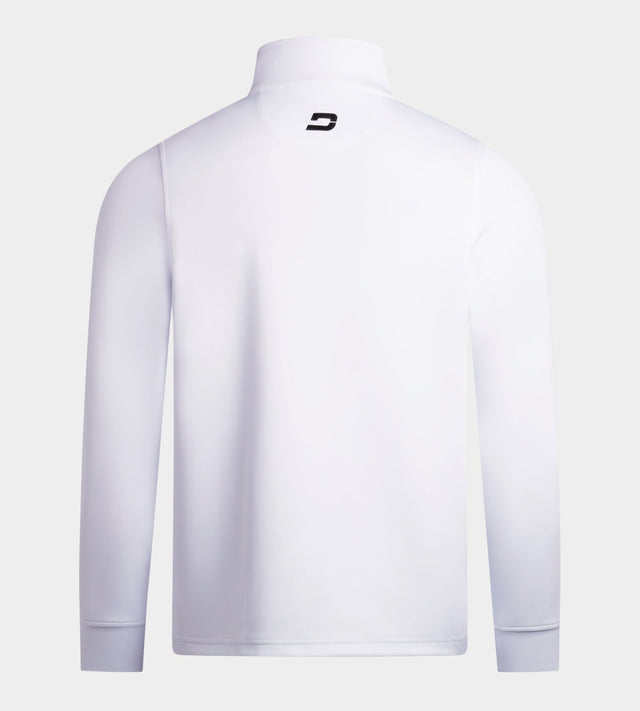 MEN'S ULTRA BLEND GOLF MIDLAYER 1/4 ZIP - BLANCO