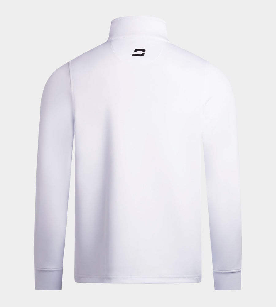 MEN'S ULTRA BLEND GOLF MIDLAYER 1/4 ZIP - WHITE