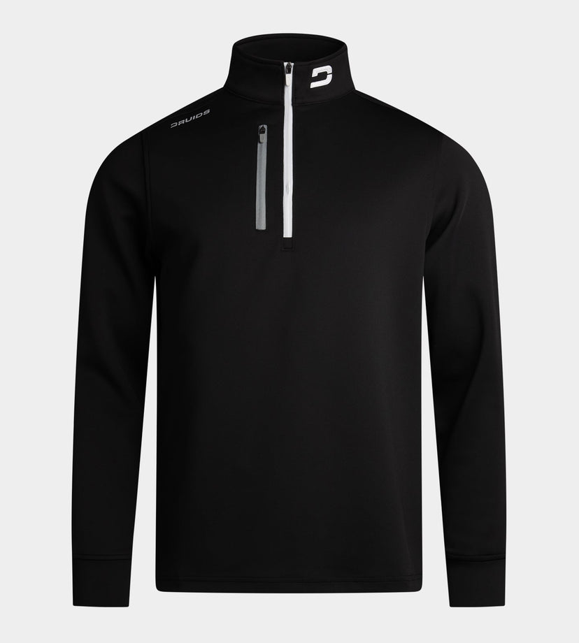 MEN'S ULTRA BLEND GOLF MIDLAYER 1/4 ZIP - NEGRO
