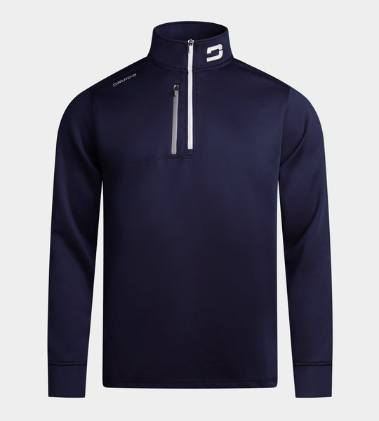 Men's Ultra Blend Golf Midlayer 1/4 Zip In Navy | Druids