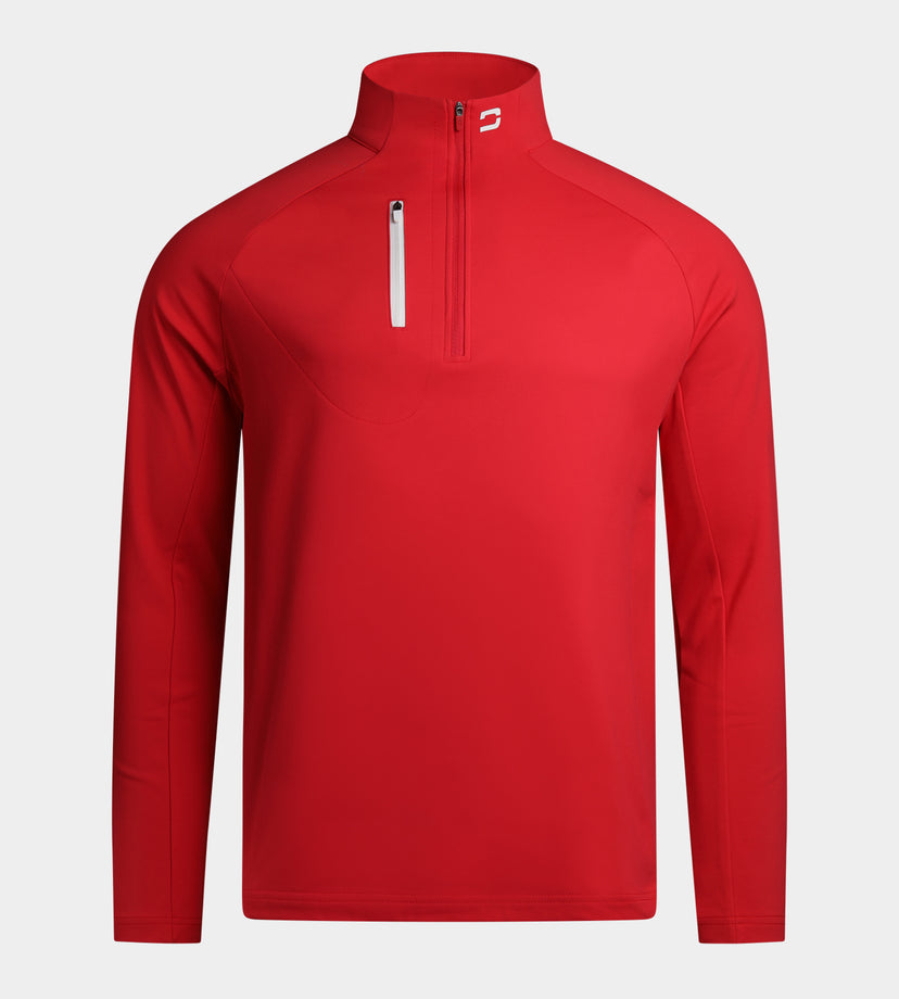 ULTRA BLEND 3.0 1/4 ZIP - ROSSO