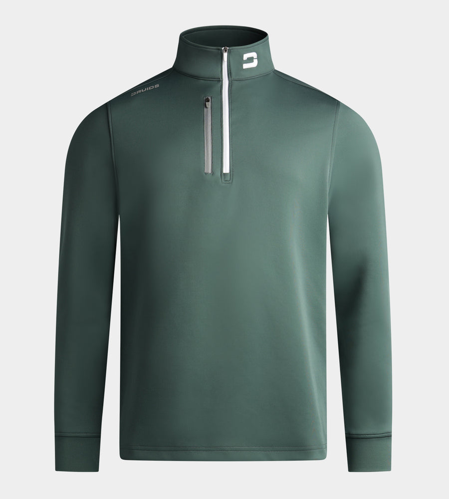 MEN'S ULTRA BLEND GOLF MIDLAYER 1/4 ZIP - SAGE