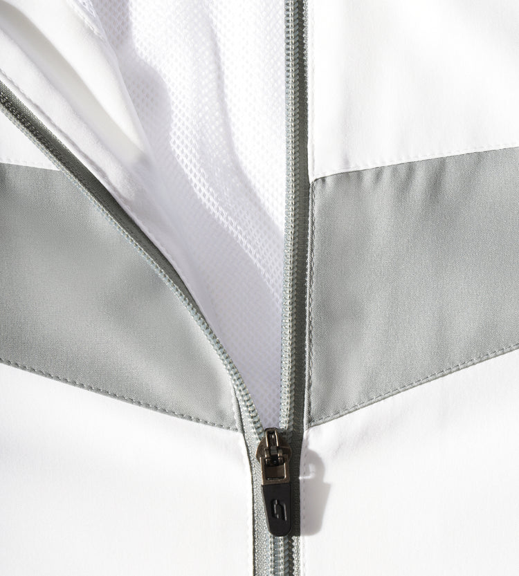 Vapor Jacket 2.0 in White | Men's Golf Stylish Jackets | Druids
