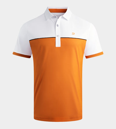 VENTO POLO - WHITE/ ORANGE