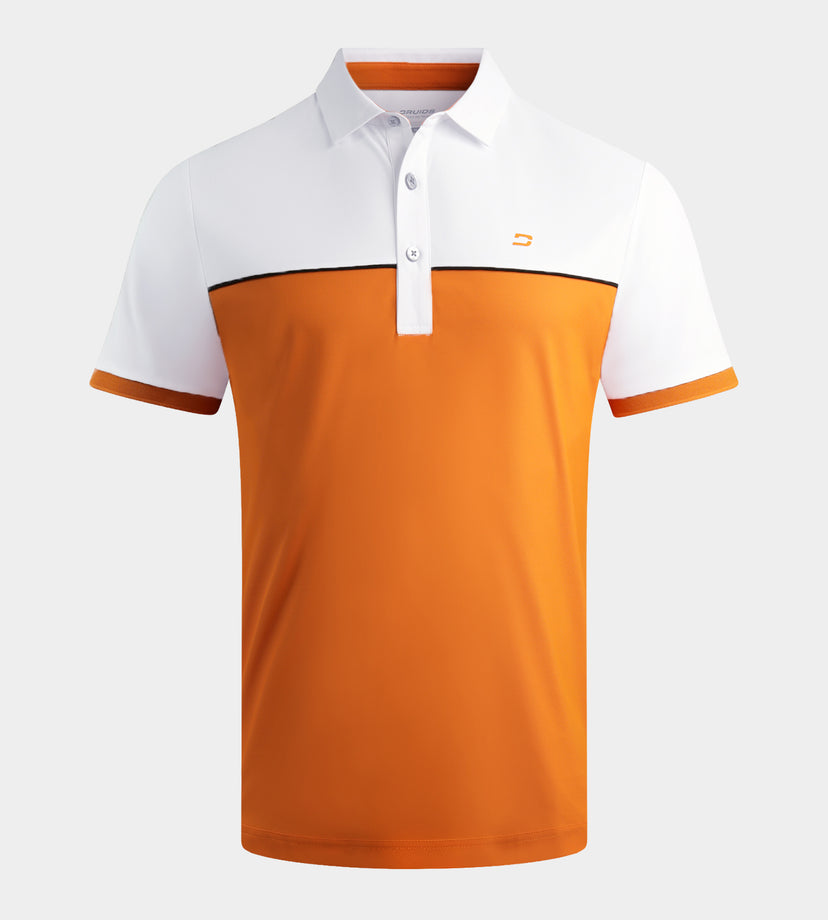 VENTO POLO - WHITE/ ORANGE