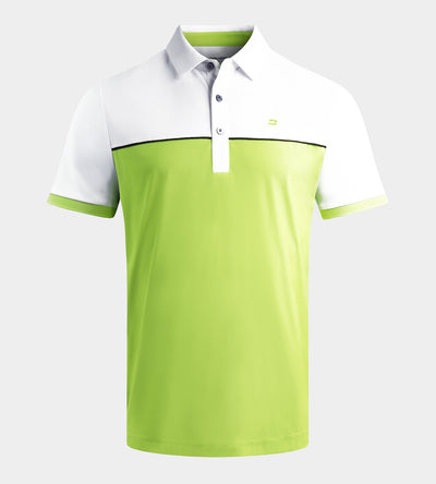 VENTO POLO - WHITE/ LIME