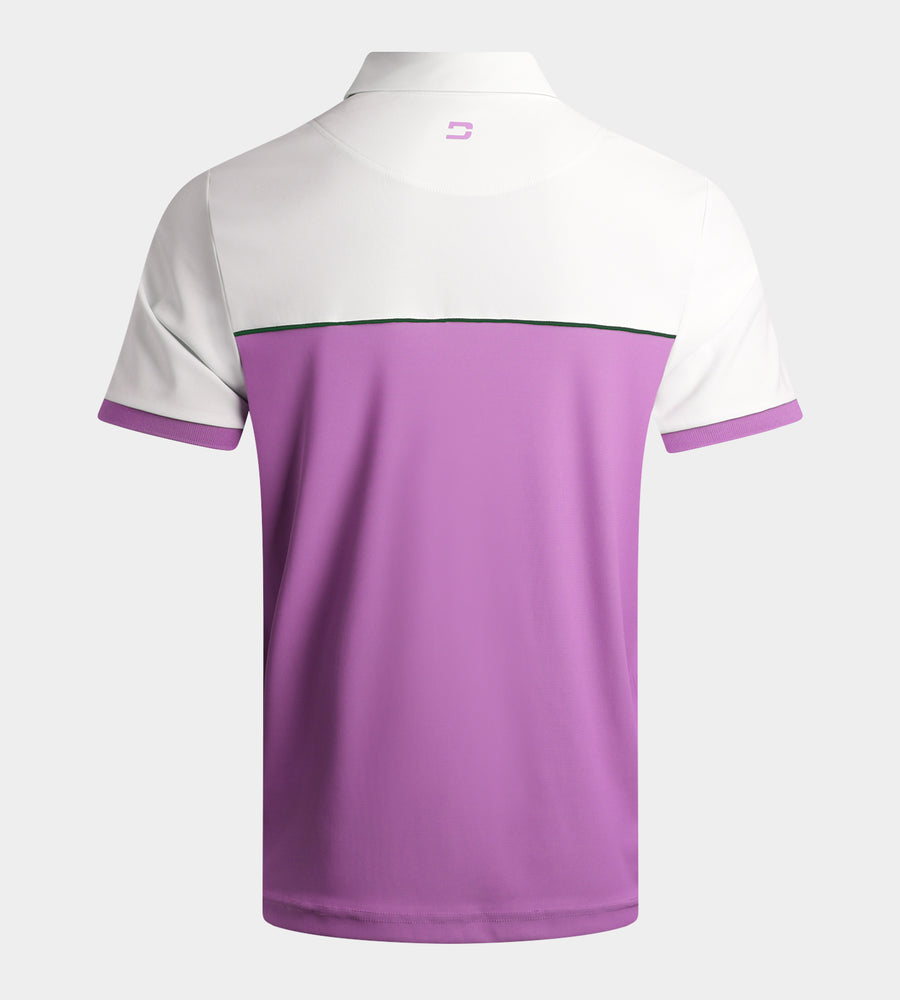 VENTO POLO - MULBERRY/WHITE