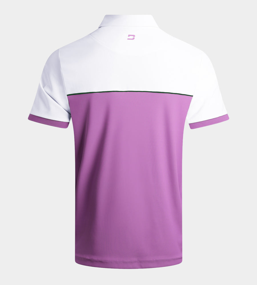 VENTO POLO - MULBERRY/WHITE