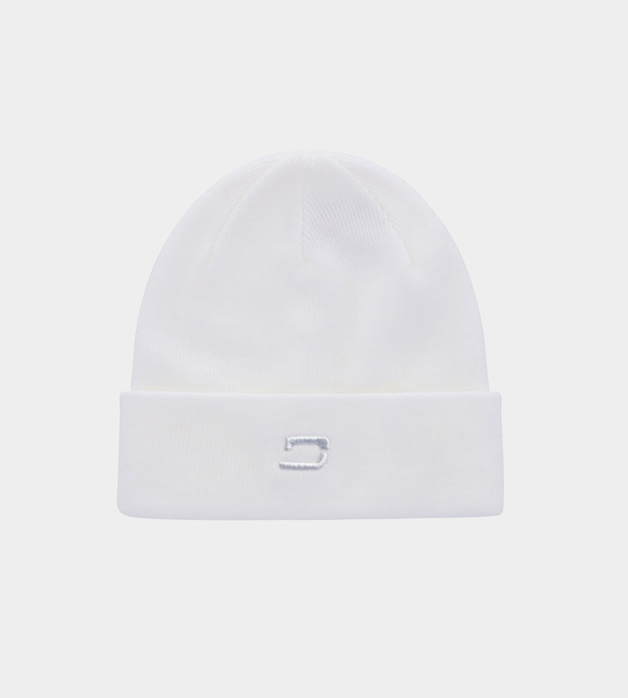 KIDS VINTAGE BEANIE - WHITE