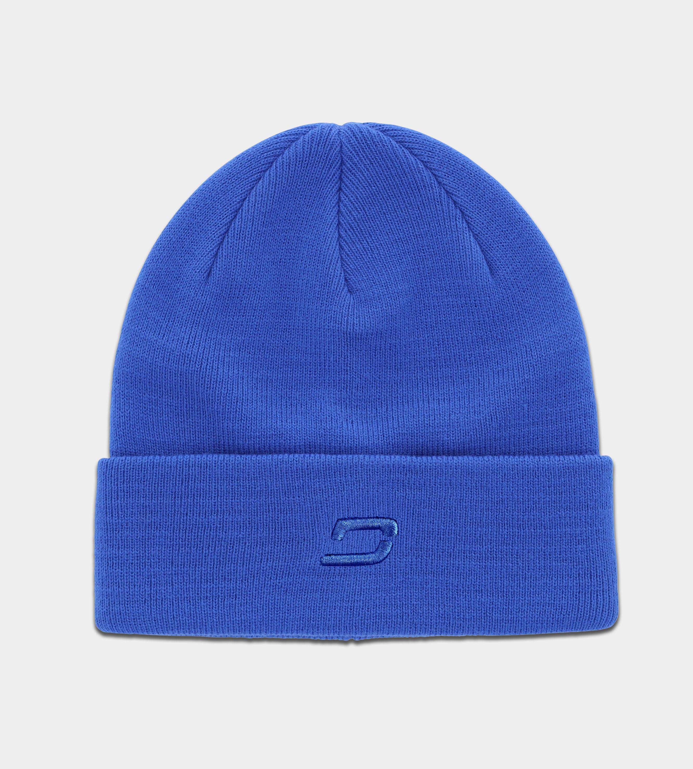 VINTAGE GOLF BEANIE - BLAUW