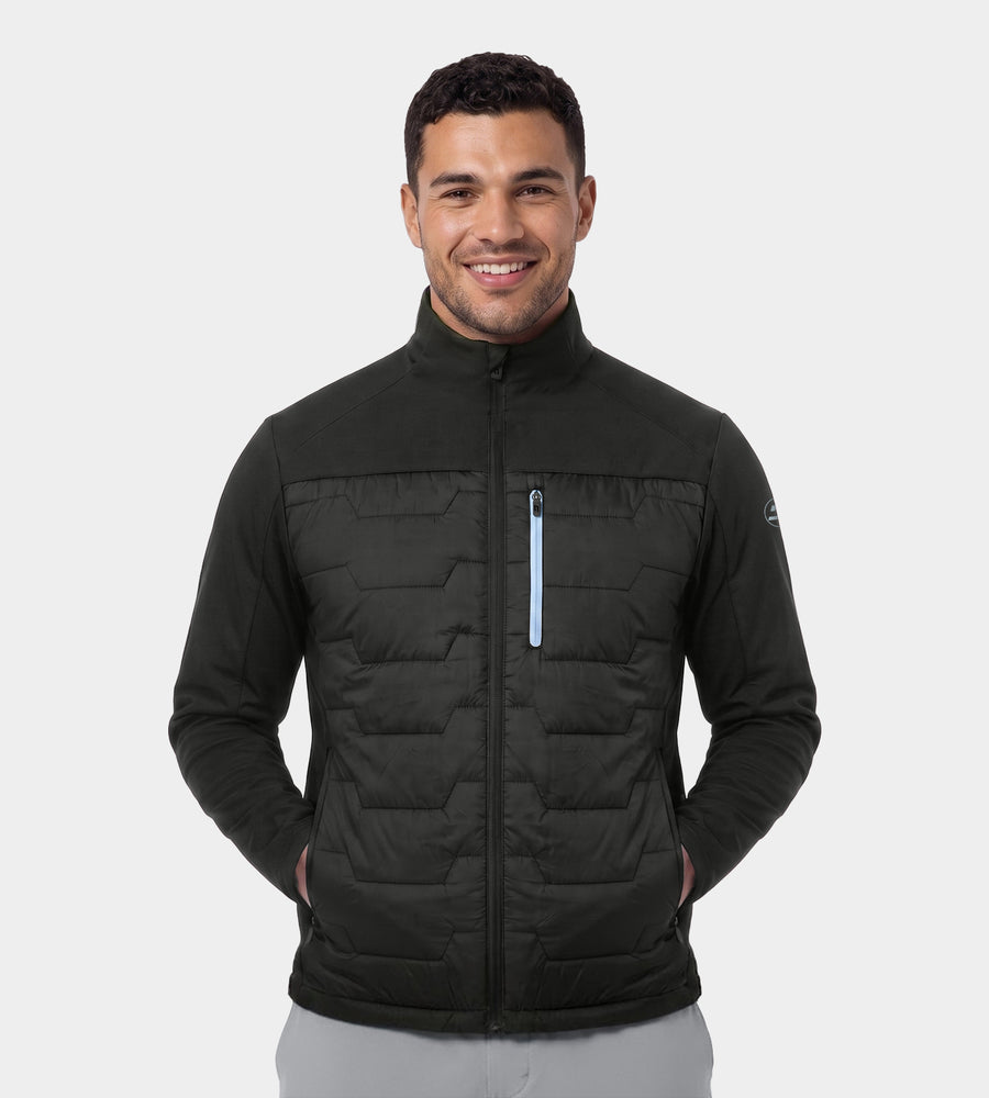 WALTER JACKET - NOIR/BLEU