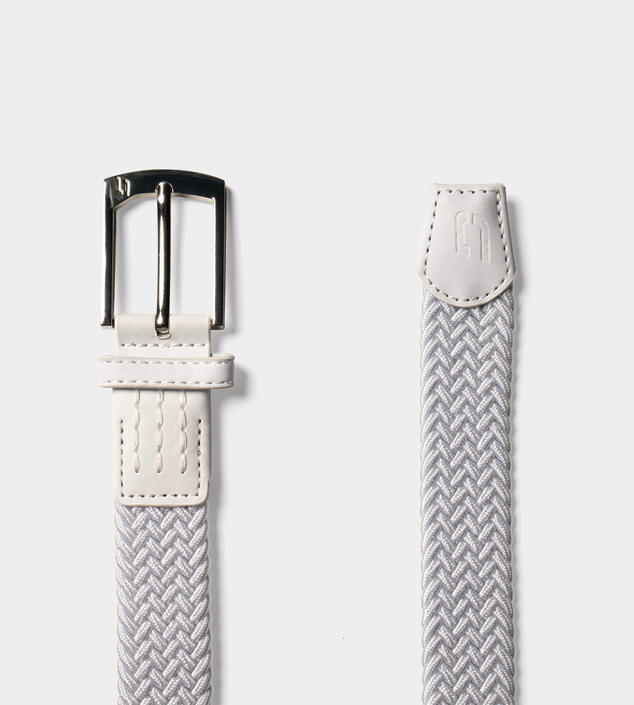 LADIES WEBBED BELT - WIT