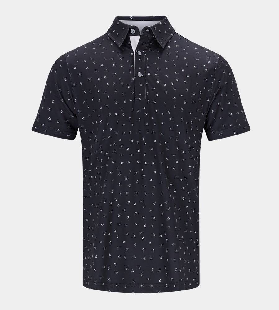 BLOSSOM POLO - BLACK
