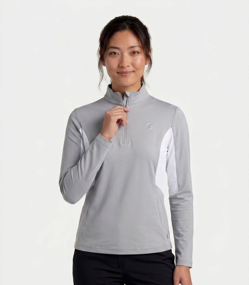 LADIES BREEZY MIDLAYER - GREY