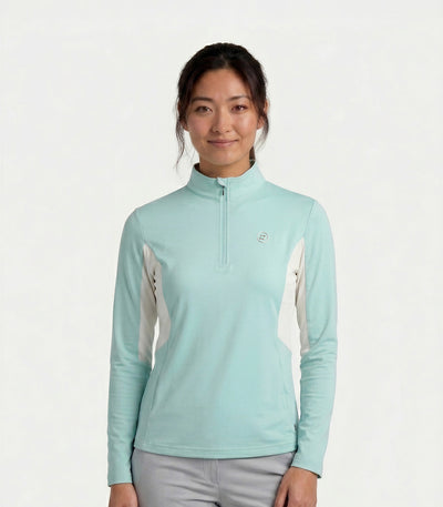 LADIES BREEZY MIDLAYER - MENTHE