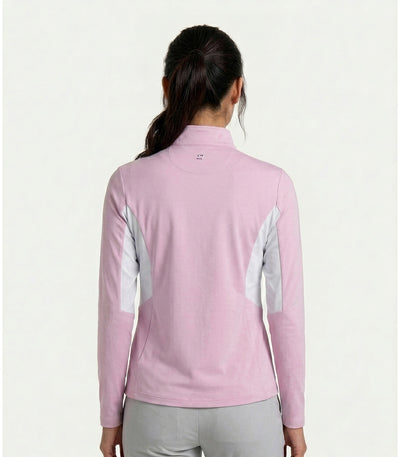 LADIES BREEZY MIDLAYER - BLUSH