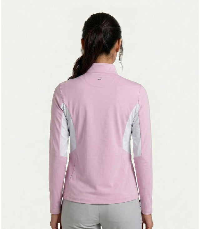 LADIES BREEZY MIDLAYER - BLUSH