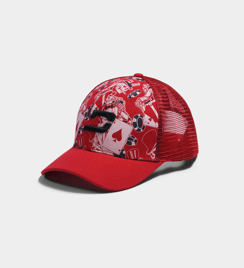 DIRTY HAND CAP - ROSSO