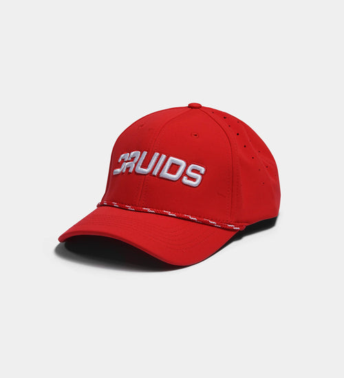 DRUIDS OUTLINE ROPE CAP - RED