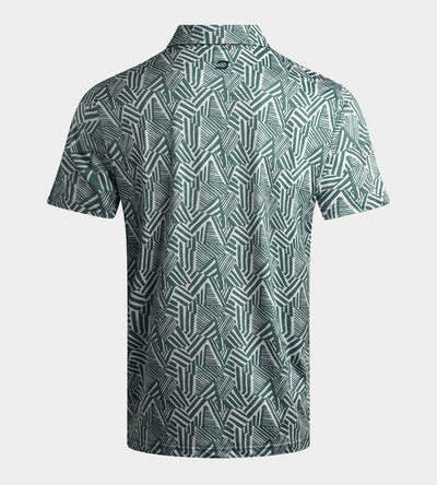 DAZZLE POLO - SAGE/WHITE