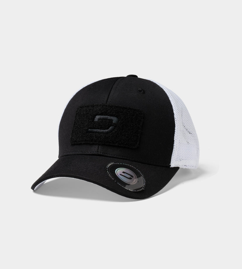 OAK VELCRO CAP - NOIR/ BLANC