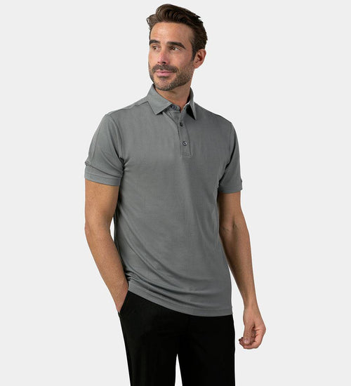 HONEYCOMB POLO - GRIS