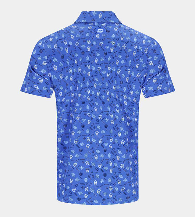 HOPS N BARLEY POLO - BLU