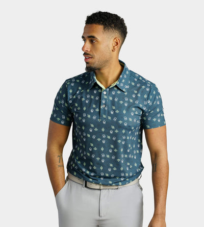 HOPS N BARLEY POLO - GREEN