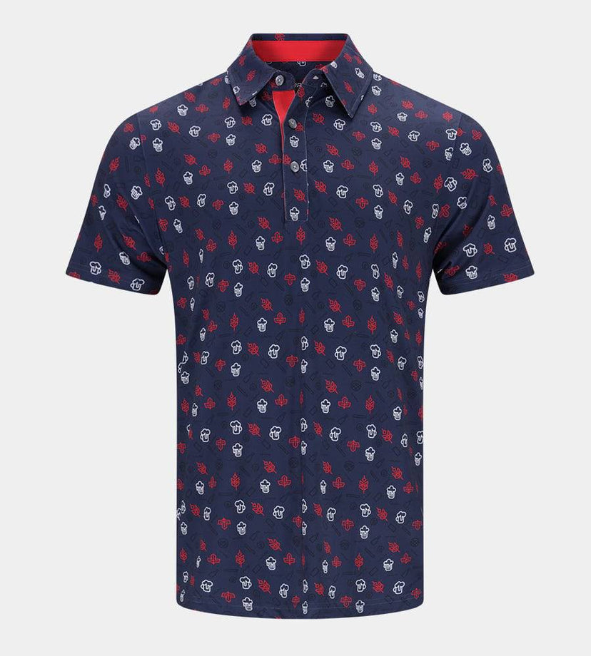 HOPS N BARLEY POLO - MARINO