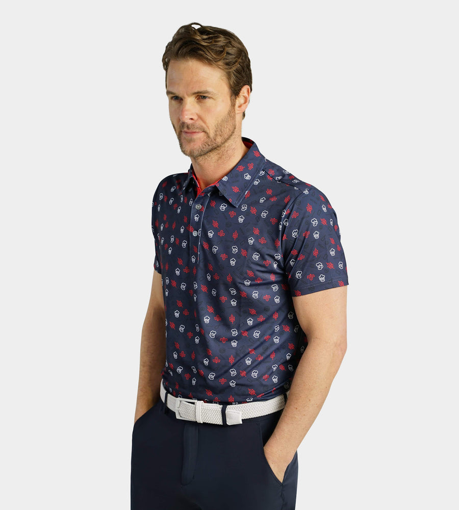 HOPS N BARLEY POLO - NAVY