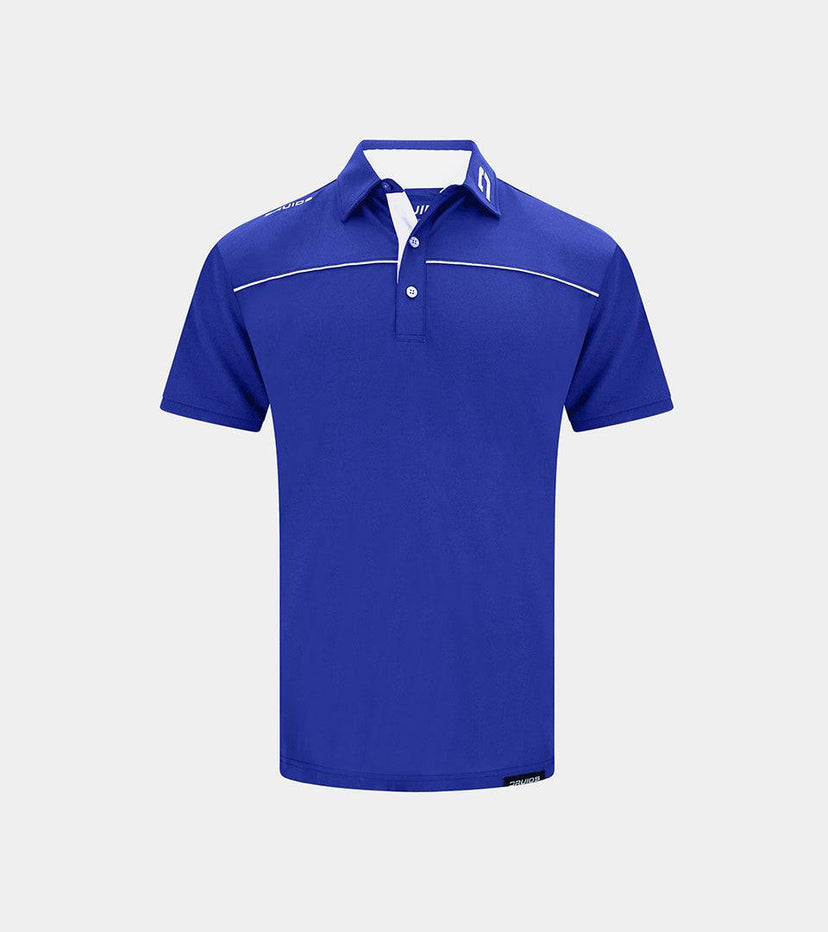 KIDS BLOCK PIQUE POLO BLEU BLANC