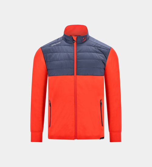 KIDS BLOQUE FIT JACKET NAVY ROSSO