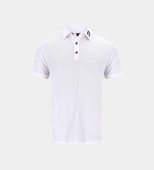 KIDS HONEYCOMB POLO - WEISS