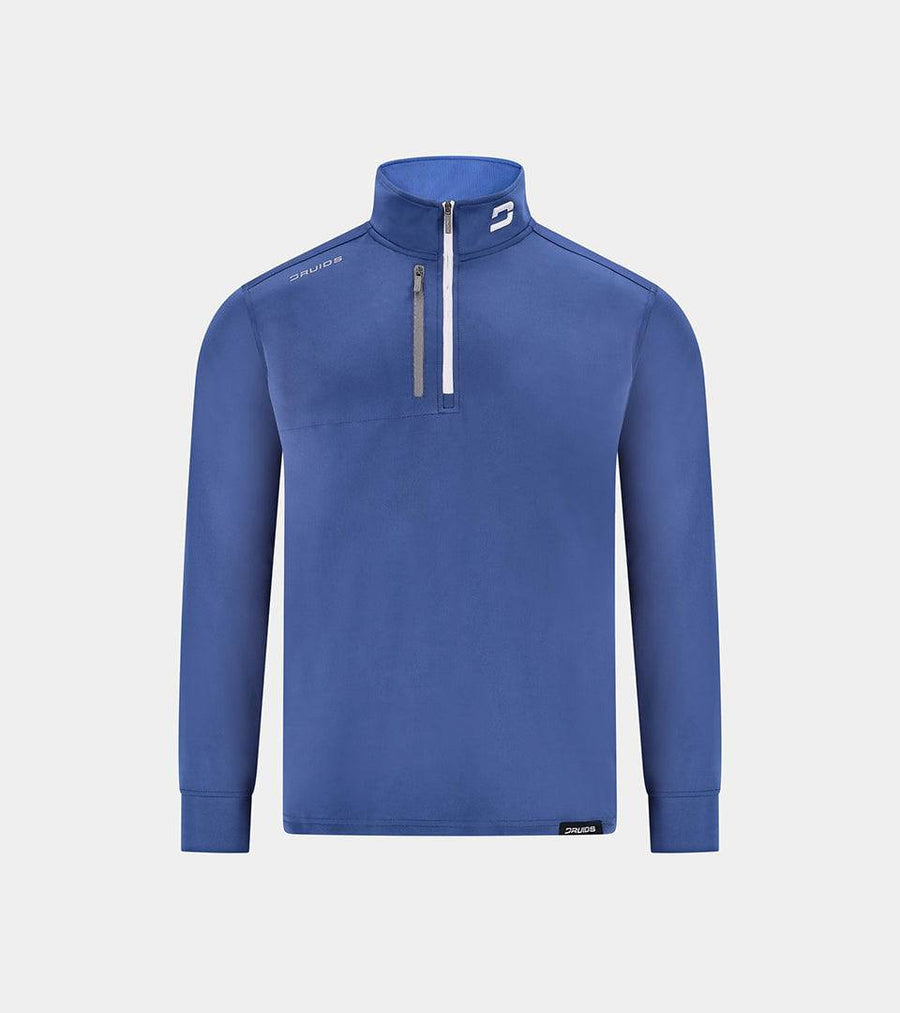 KIDS ULTRA BLEND 1/4 ZIP BLU