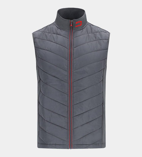 KYTE GILET - CHARCOAL / RED