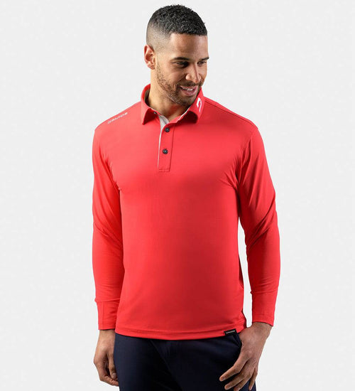 LONG SLEEVE TOUR POLO ROUGE