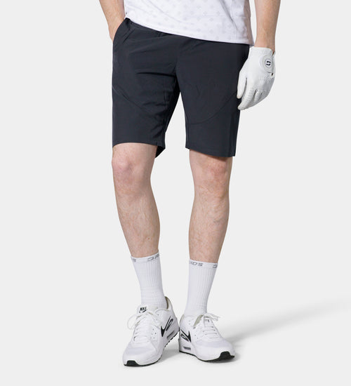 LUXE GOLF SHORTS - CHARBON
