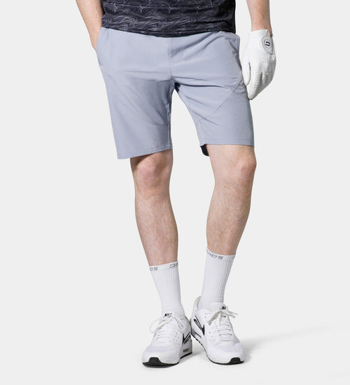 LUXE GOLF SHORTS - GREY