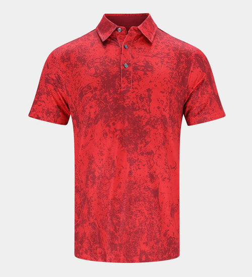 MARBLE POLO - ROUGE