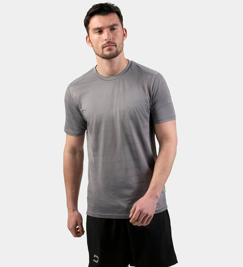 MEN'S PERFORATED SPORTS T-SHIRT - GRIS
