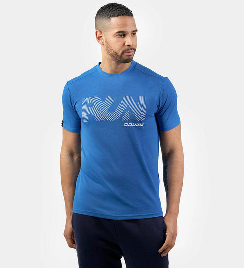 MEN'S RUN SPORTS T-SHIRT - BLUE