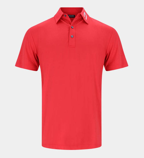 MENS PERFORMANCE GOLF POLO - ROUGE