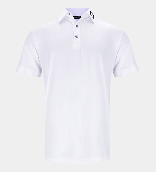 MENS PERFORMANCE GOLF POLO - WEISS