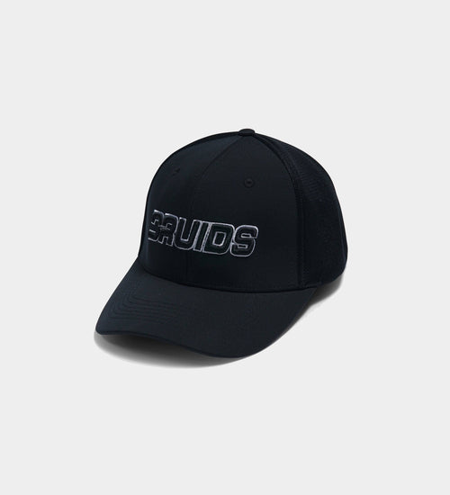 OUTLINE FITTED TRUCKER CAP - NERO