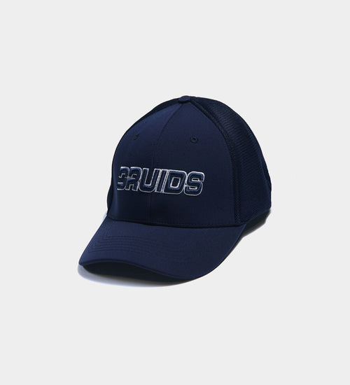 OUTLINE FITTED TRUCKER CAP - MARINO