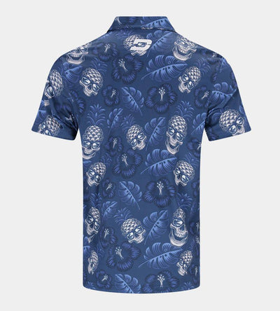 PINEAPPLE SKULLS 2.0 POLO - BLEU MARINE
