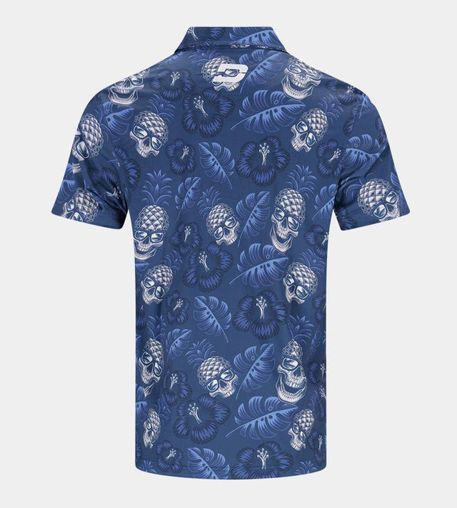 PINEAPPLE SKULLS 2.0 POLO - MARINO