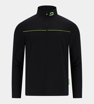 PIQUE MIDLAYER - NOIR